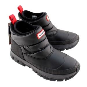 Hunter Womens Original Insulated Black Snow Boots
